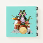 イラストレーションのチャスモサウルス遊のドラム。 ノートブック (裏面)