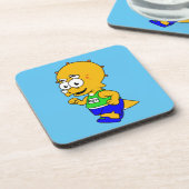 イラストレーションのトリケラトップランナー。 コースター (左側)