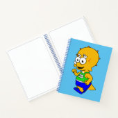 イラストレーションのトリケラトップランナー。 ノートブック (内部)