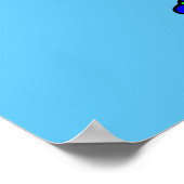 イラストレーションのトリケラトップランナー。 ポスター (角)