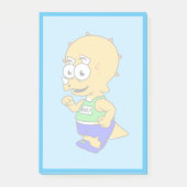 イラストレーションのトリケラトップランナー。 ポストイット (正面)