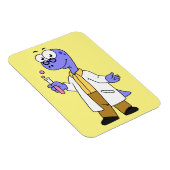 イラストレーションのブロントサウルス化学者。 マグネット (右側)