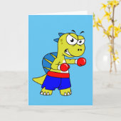 イラストレーションのボクシング。 カード (黄色い花)