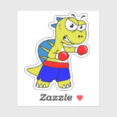 イラストレーションのボクシング。 シール (シート)