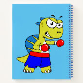 イラストレーションのボクシング。 ノートブック (裏面)