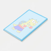 イラストレーションのボクシング。 ポストイット (アングル)