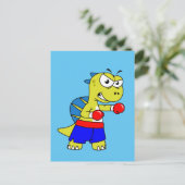 イラストレーションのボクシング。 ポストカード (スタンド正面)