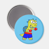 イラストレーションのボクシング。 マグネット (正面/裏面)