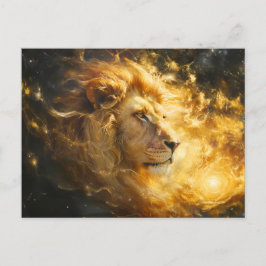 イラストレーションのレオ〔占星術の〕十二宮図徴候 ポストカード