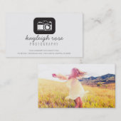 イラストレーションの写真撮影の名刺 名刺 (正面/裏面)