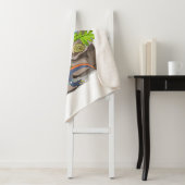 イラストレーションの化粧をしたイグアノドン。 シェルパブランケット (インサイチュ)