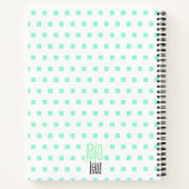 イラストレーションの夏期 ノートブック (裏面)