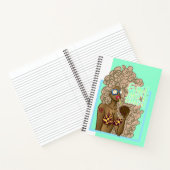 イラストレーションの夏期 ノートブック (内部)