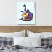 イラストレーションの宝石商。 キャンバスプリント (インサイチュ (寝室))