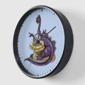 イラストレーションの宝石商。 壁時計 (傾斜)