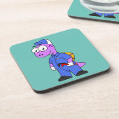 イラストレーションの尖頭配管工。 コースター (左側)