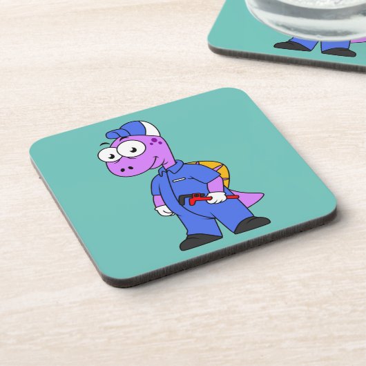 イラストレーションの尖頭配管工。 コースター (左側)