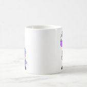 イラストレーションの尖頭配管工。 コーヒーマグカップ (中央)