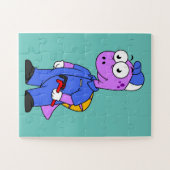 イラストレーションの尖頭配管工。 ジグソーパズル (横)