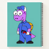 イラストレーションの尖頭配管工。 ノートブック (裏面)