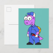 イラストレーションの尖頭配管工。 ポストカード (正面/裏面)