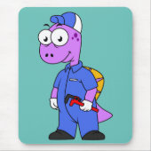 イラストレーションの尖頭配管工。 マウスパッド (正面)