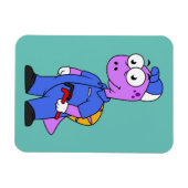 イラストレーションの尖頭配管工。 マグネット (横)