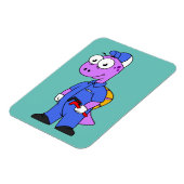 イラストレーションの尖頭配管工。 マグネット (左側)