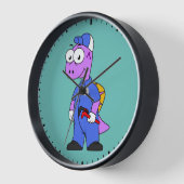 イラストレーションの尖頭配管工。 壁時計 (傾斜)