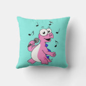 イラストレーションの歌のStegosaurus。 クッション (裏面)