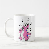 イラストレーションの歌のStegosaurus。 コーヒーマグカップ (左)