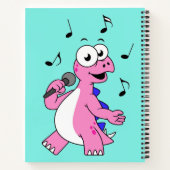 イラストレーションの歌のStegosaurus。 ノートブック (裏面)
