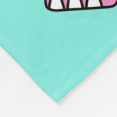 イラストレーションの歌のStegosaurus。 フリースブランケット (角)