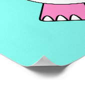 イラストレーションの歌のStegosaurus。 ポスター (角)