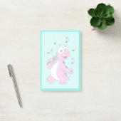 イラストレーションの歌のStegosaurus。 ポストイット (オフィス)