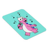 イラストレーションの歌のStegosaurus。 マグネット (右側)