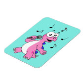 イラストレーションの歌のStegosaurus。 マグネット (左側)