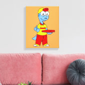 イラストレーションの気管支嚢胞配送業者。 キャンバスプリント (インサイチュ (リビング))