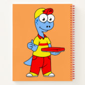 イラストレーションの気管支嚢胞配送業者。 ノートブック (裏面)