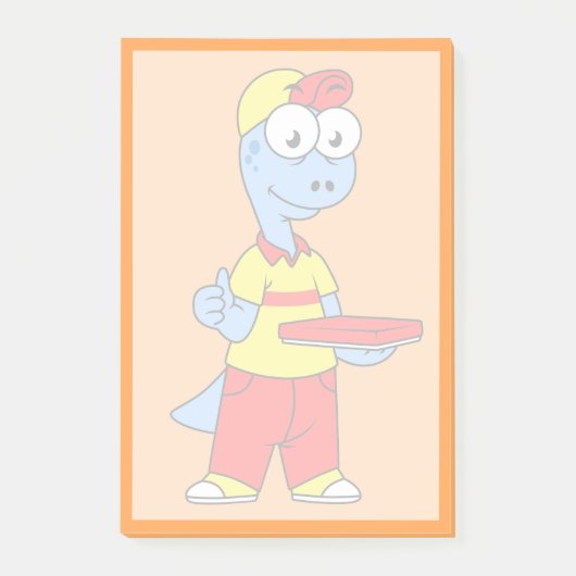 イラストレーションの気管支嚢胞配送業者。 ポストイット (正面)