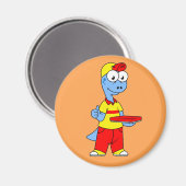 イラストレーションの気管支嚢胞配送業者。 マグネット (正面/裏面)