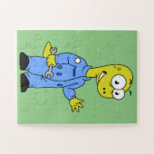 イラストレーションの気管支整備士。 ジグソーパズル (横)