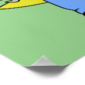 イラストレーションの気管支整備士。 ポスター (角)