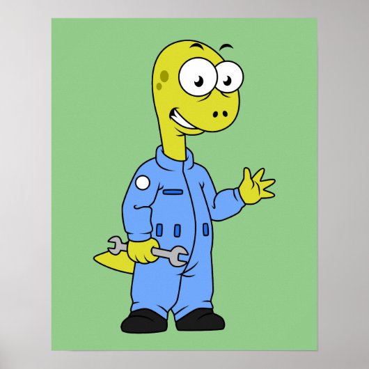 イラストレーションの気管支整備士。 ポスター (正面)