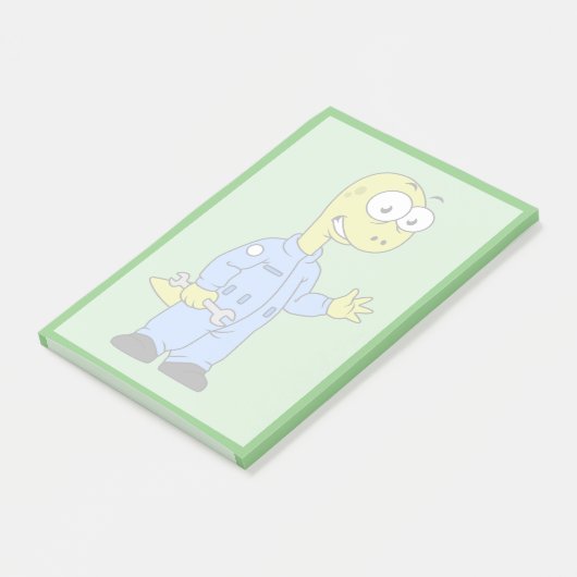 イラストレーションの気管支整備士。 ポストイット (アングル)