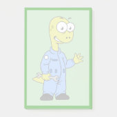 イラストレーションの気管支整備士。 ポストイット (正面)