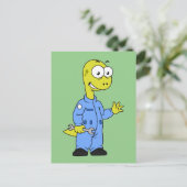 イラストレーションの気管支整備士。 ポストカード (スタンド正面)