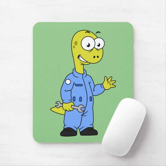 イラストレーションの気管支整備士。 マウスパッド (マウス)