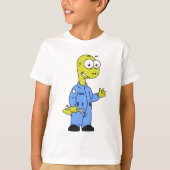 イラストレーションの気管支整備士。 Tシャツ (正面)