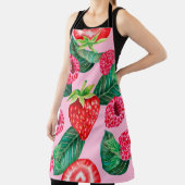 イラストレーションの水彩手描き模様 エプロン (インサイチュ)